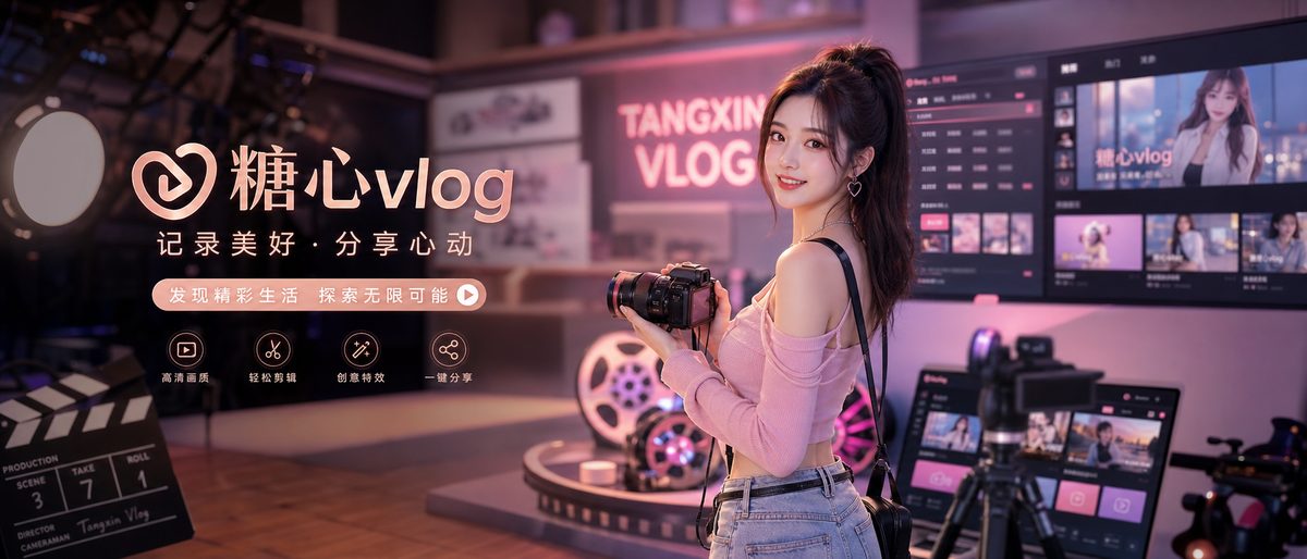 糖心vlog影视传媒与视频社区平台首页Banner